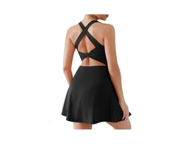 Brxl Built In Pull Down Shorts And Bra Tennis Dress… Code