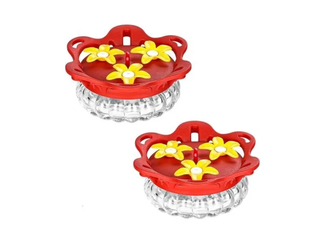 Fchstaer Set Of 2 Glass Hummingbird Feeders For… Coupon