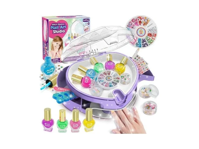 Battop Kids Nail Polish Set For Girls Kids Nail Kit… Code