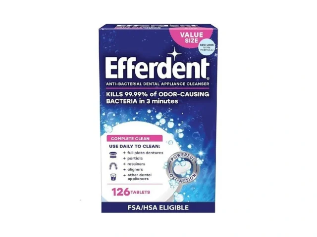Efferdent Denture Cleaner Tablets Dental Appliances…