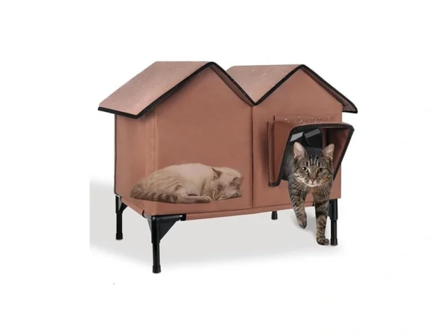 Outdoor Cat House Weatherproof – Insulated Cat… Coupon