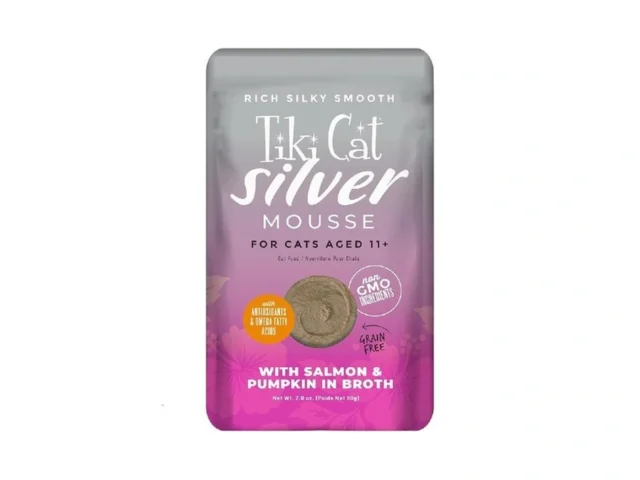 Tiki Cat Silver Mousse With Salmon Pumpkin In Broth…