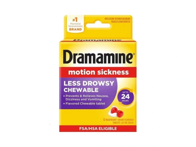 Dramamine Motion Sickness Less Drowsy Chewables For…