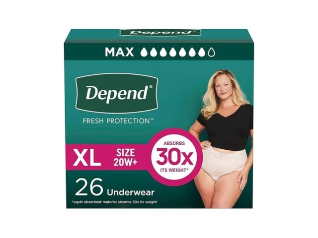 Depend Fresh Protection Adult Diapers Incontinence… Coupon