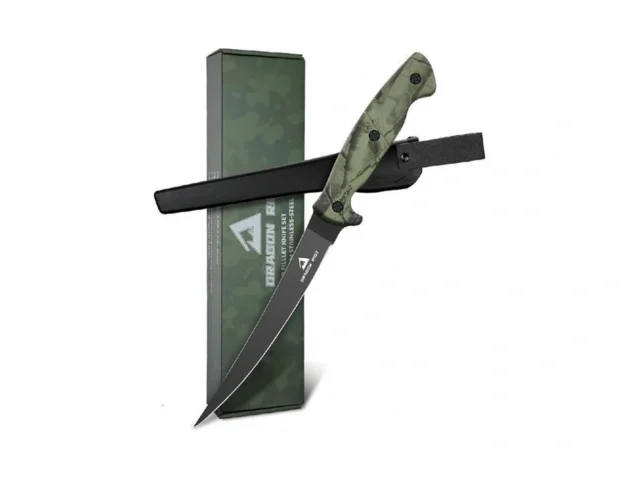 Dragon Riot 7 Inch Fillet Knife Black Stainless… Code