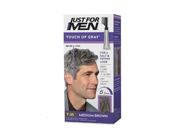 Just For Men Touch Of Gray Mens Hair Color Kit With…