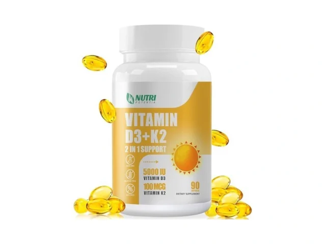 Nutri Potentia Vitamin D3 K2 Supplement With Mct… Code