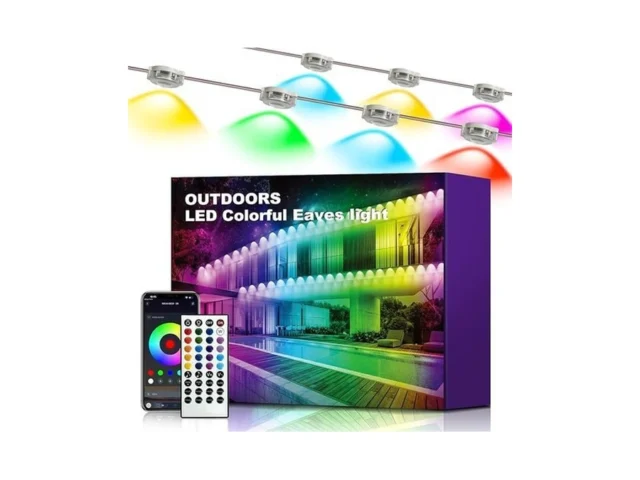 Xinkaite 50ft Permanent Outdoor Lights With 25 Leds… Code