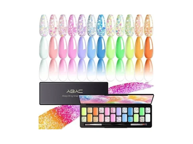 Abac Solid Gel Nail Polish Ombre Gel Nail Polish… Code