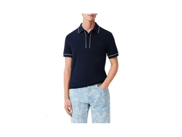 Lacoste Men S Regular Fit Paris Contrast Stretch… Coupon