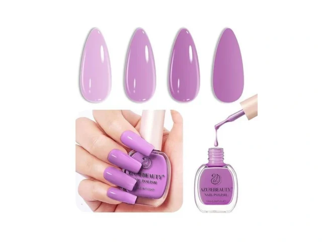 Azurebeauty Nail Polish Purple Lavender Quick Dry… Code