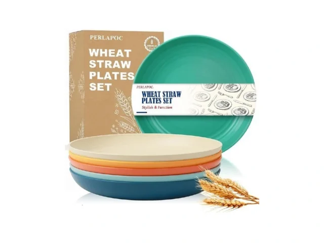 Perlapoc Wheat Straw Plates 9 In Deep Dinner Plates…