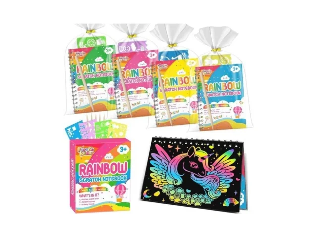 Feredo Kids Scratch Art Party Favors For Kids 8-12… Code