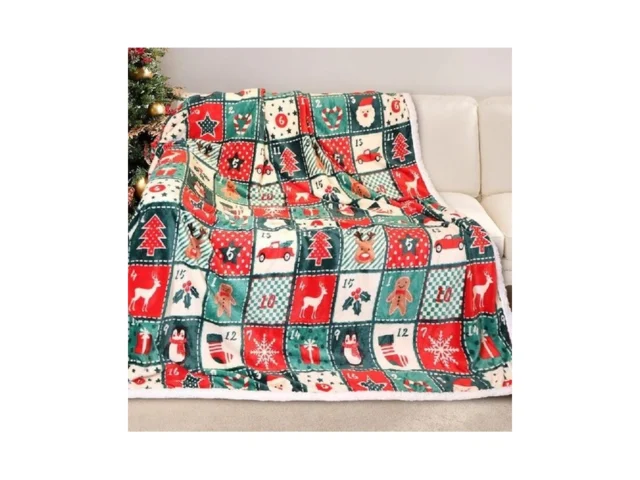 Gogreen Christmas Sherpa Fleece Throw Blanket For… Coupon