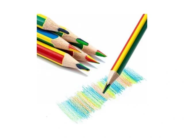 M G 4-in-1 Rainbow Colored Pencils 6 Pack… Code