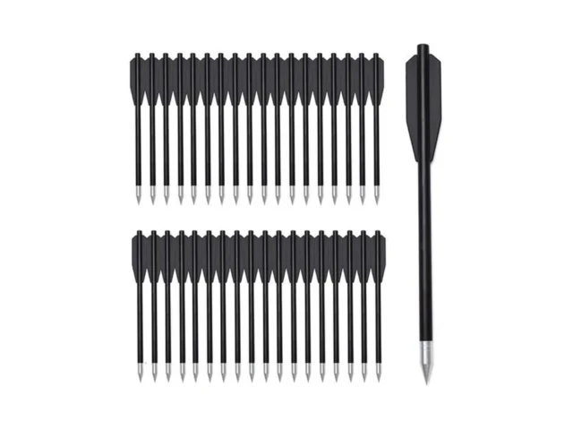 60pcs 6 3 Inch 50-80lb Mini Archery Crossbow Bolts… Code