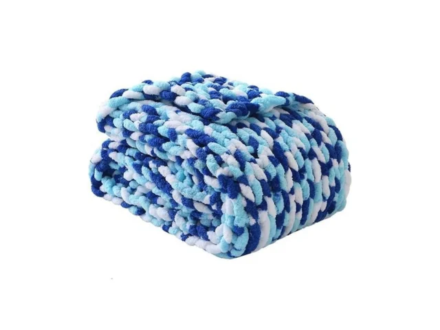 Mooreeke Chunky Knit Blanket 40 X50 Soft Chenille… Code