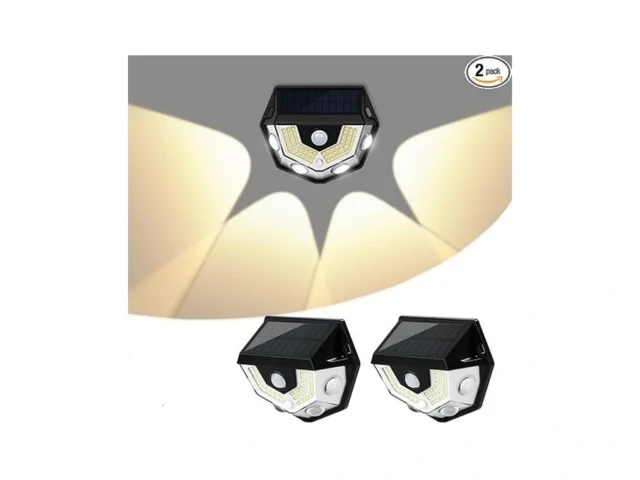 Lemvuz Solar Lights Outdoor Led Wall Light With… Code