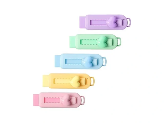 5 Pack Sliding Retractable Pencil Eraser With… Code
