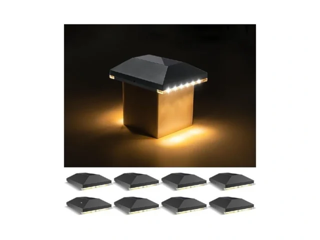 Volisun 4×4 Solar Post Cap Light Outdoor Waterproof… Code