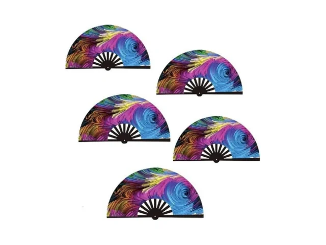 Podafu 11 Large Folding Popping Hand Fan Clacker… Coupon