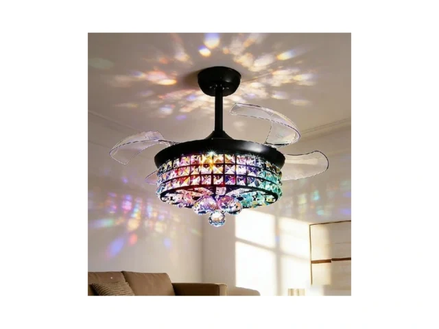 Lumzeylith 30 Rgb Crystal Ceiling Fan With Light… Code