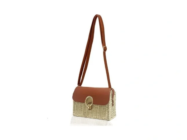 Abuyall Straw Handbags For Women Vintage Purse… Code