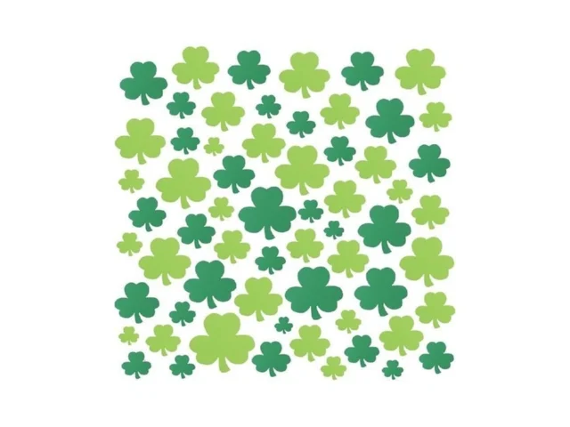 168pcs St Patricks Day Decorations Pre-cut Shamrock… Code