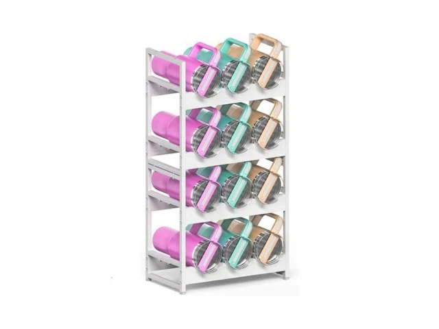 Kssiaz Wooden Water Bottle Organizer 20 30 40oz… Code