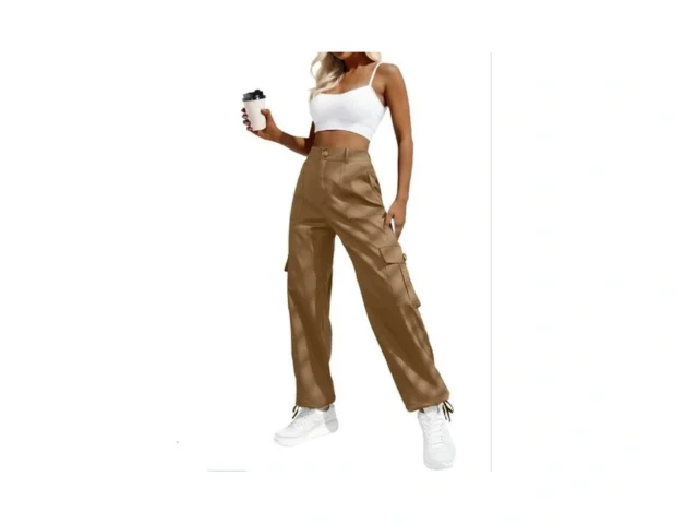 Lepunuo Cargo Pants For Women Baggy Zipper Y2k… Code