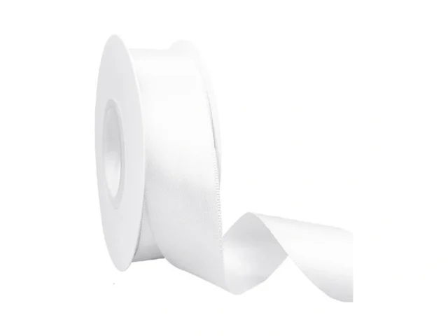 Double Faced White Satin Ribbon 1 Inch X Continuous… Code