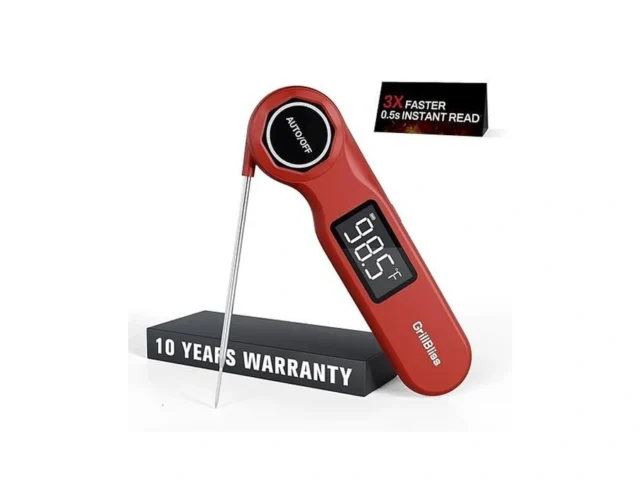 Instant Read Meat Thermometer Grillbliss Digital… Code