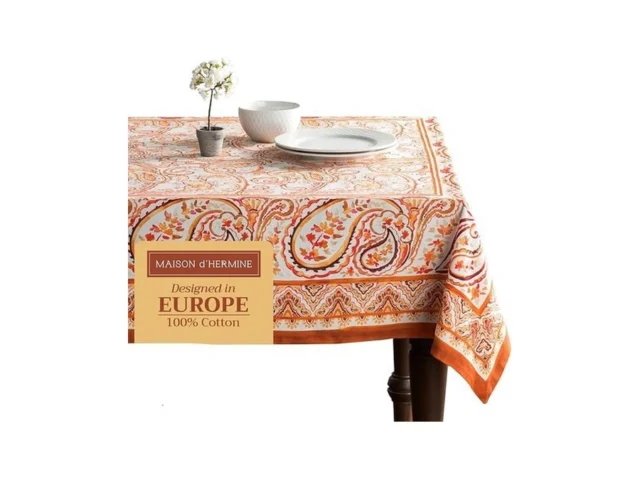 Maison D Hermine Table Cloth Rectangle Table 100… Code