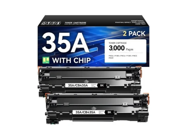 35a Toner Cartridge Black 2-pack Replacement For Hp…