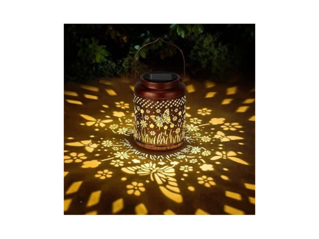 Butterfly Solar Lanterns Outdoor Waterproof – Metal… Code