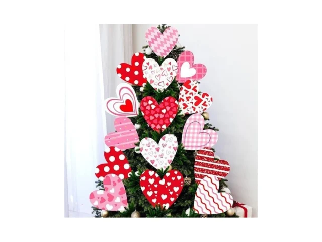 Heart Valentine S Day Decorations For Tree – 15pcs… Code
