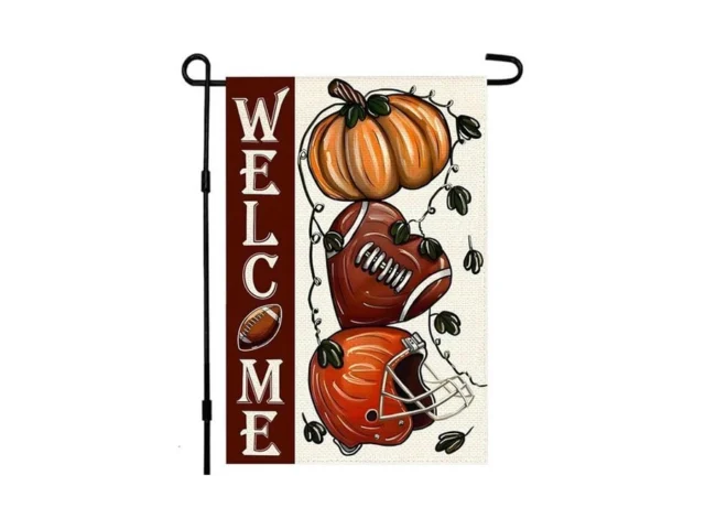 Thanksgiving Garden Flag 12×18 Inch Small Double… Code