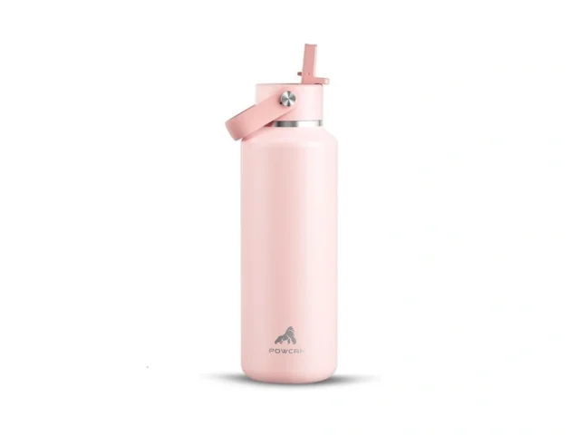 Powcan 18 Oz Water Bottle Insulated Leakproof Cold… Code