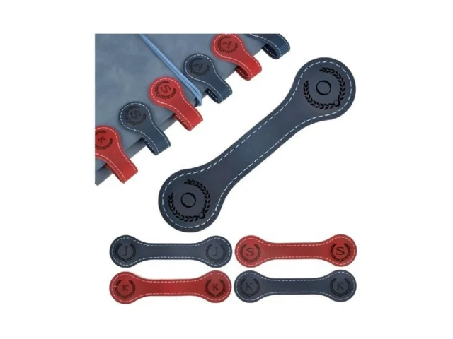 Nerien Personalized Magnetic Leather Bookmark… Code