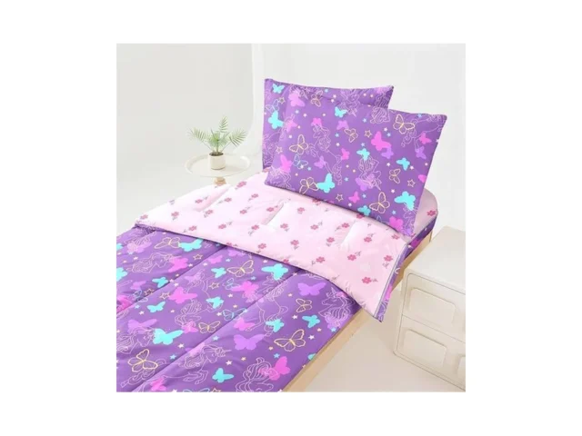 Dearller Girls Zipper Bedding Twin Butterfly Girls… Code