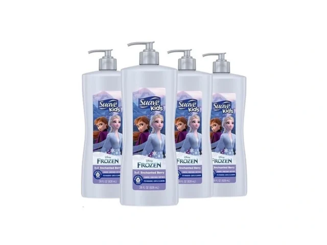 Suave Kids 3 In 1 Enchanted Berry Pack Of 4 Shampoo…