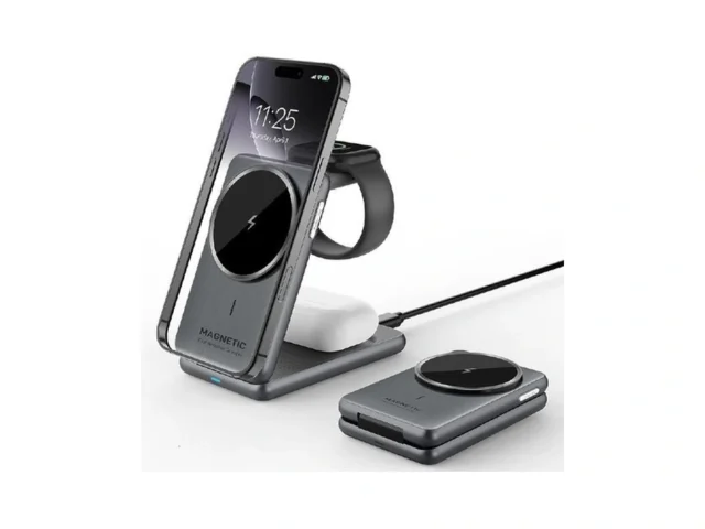 Wireless Charger For Iphone 3 In 1 Mag-safe Charger… Code
