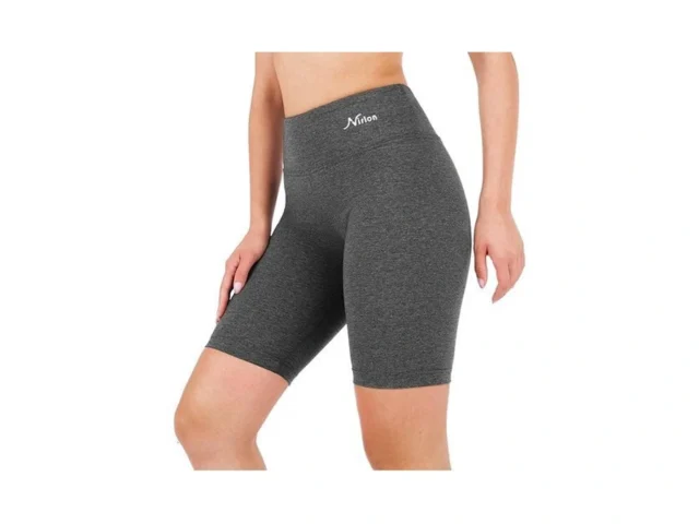 Nirlon Women S Biker High Waist Workout Yoga Shorts… Code