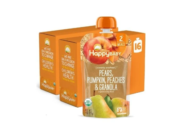 Happy Baby Organics Stage 2 Baby Food Pouches… Coupon