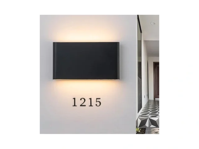 Zicbol Modern Outdoor Wall Sconce Black Led Outdoor… Code