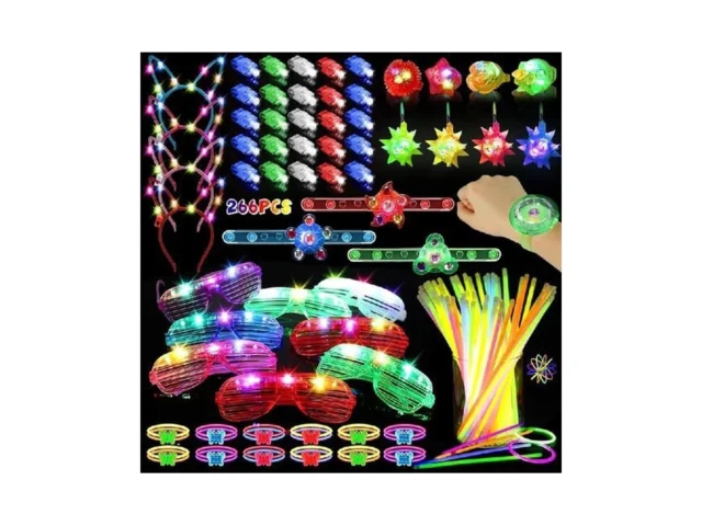 266pcs Glow In The Dark Party Supplies For Kids… Code