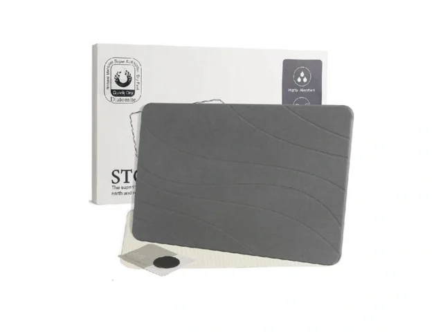 Robinuspc Stone Bath Mat Quick Drying Bath Mat For… Code