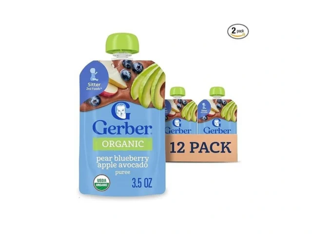 Gerber Stage 2 Baby Food Organic Pear Blueberry… Coupon