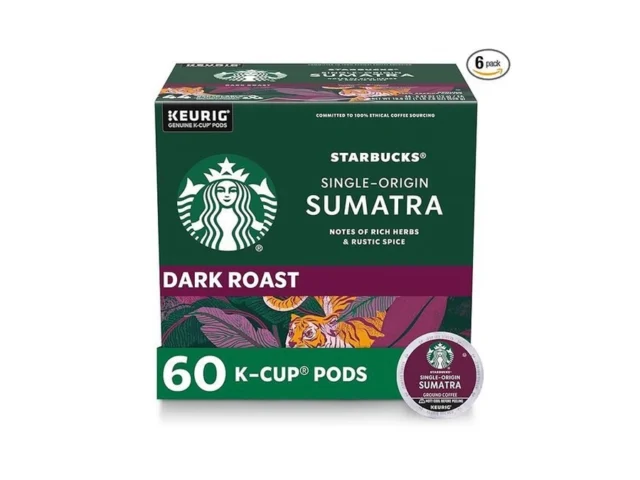 Starbucks K-cup Coffee Pods Dark Roast Coffee… Coupon