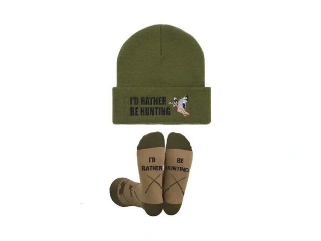 Goaus Duck Hunting Gifts Funny Hat Beanie And Socks… Code